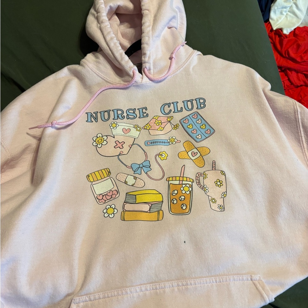 Pink Nurse Club Hoodie